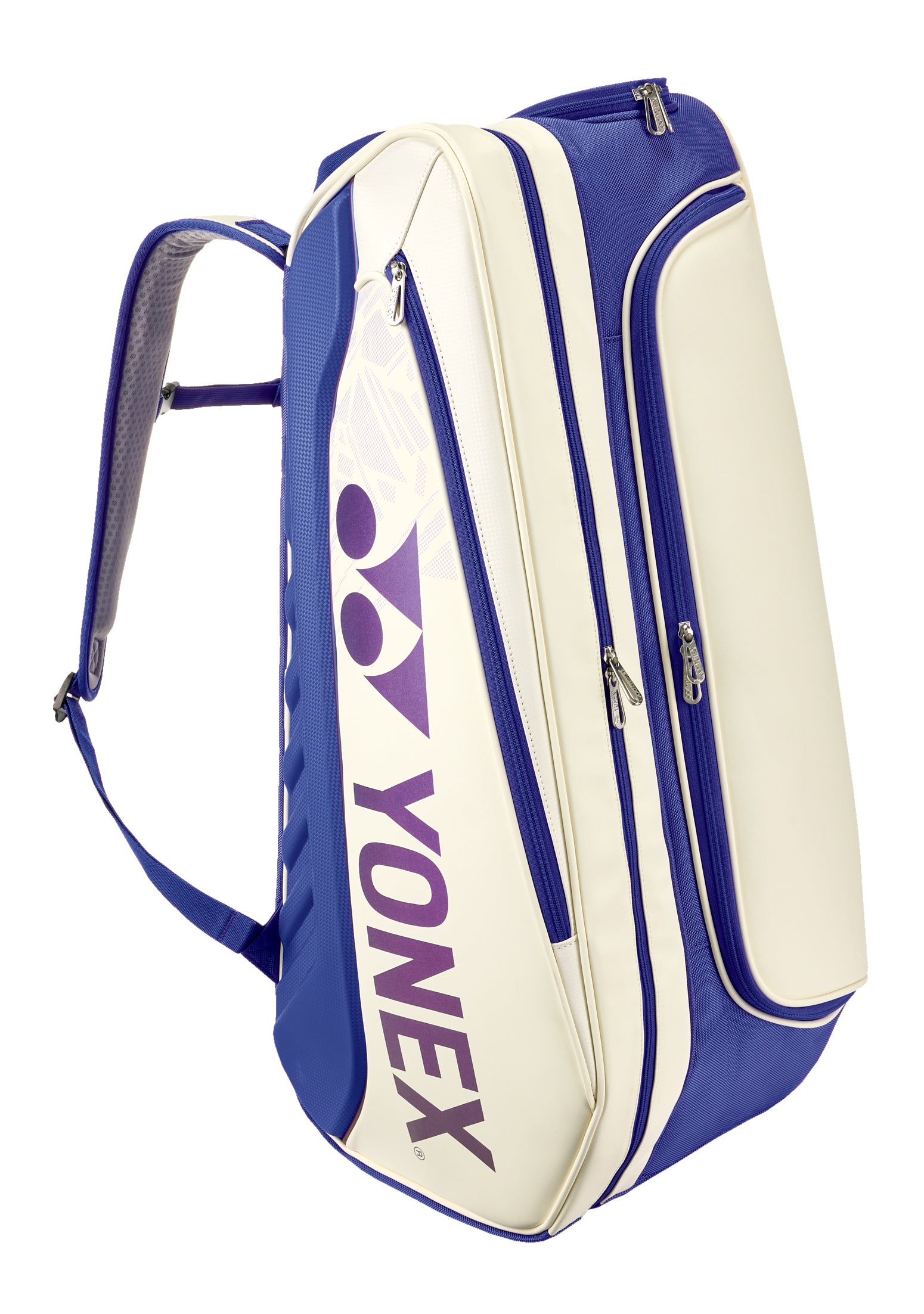 Yonex BA02526EX Expert Racquet Bag-White/Deep Blue