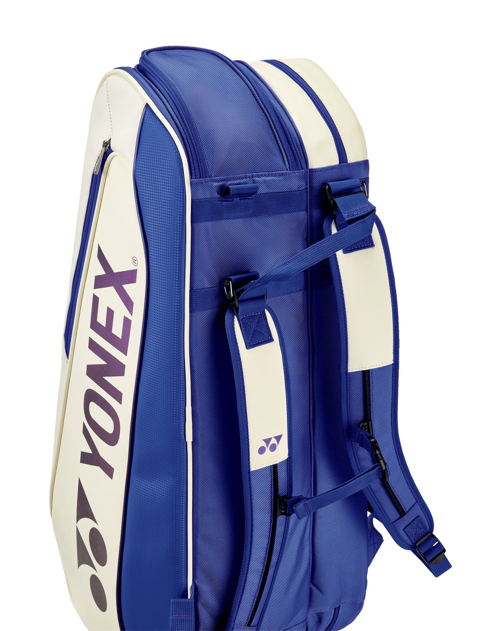 Yonex BA02526EX Expert Racquet Bag-White/Deep Blue