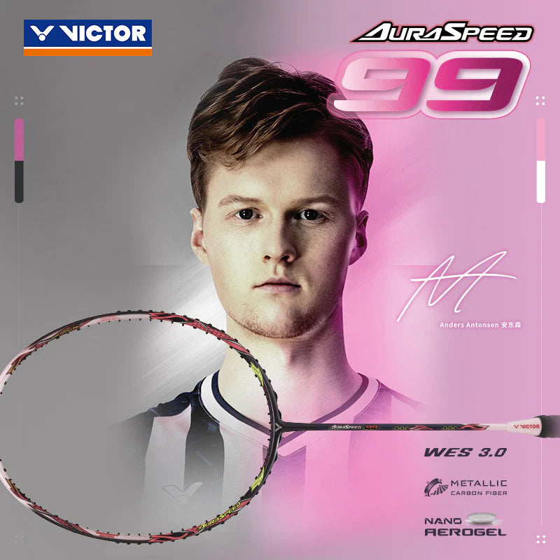 Victor Anders Antonsen AuraSpeed 99/J 4U/G5 Badminton Racket (Frame)
