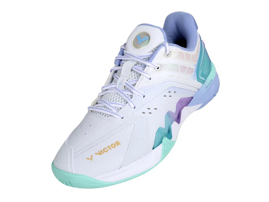 Victor P8500NLite AT BRILLIANT WHITE/BLUE VIOLET Badminton Shoes