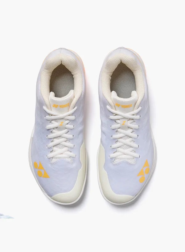 Yonex POWER CUSHION AERUS Z WOMEN SHBAZ2LEX WHITE/ORANGE Badminton Shoes