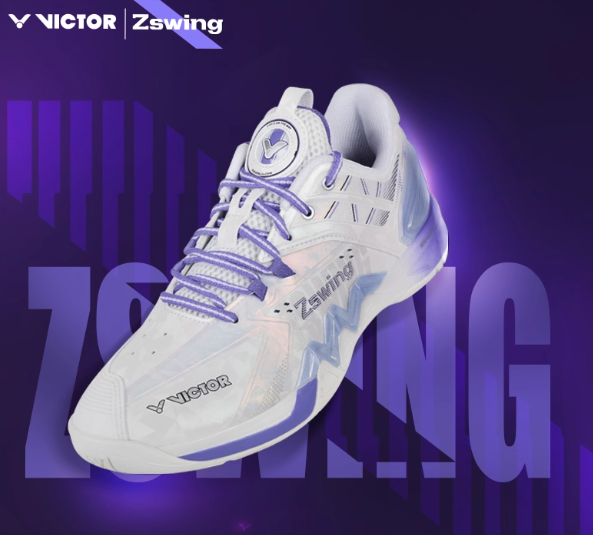 Victor P8500NLite ZSW AJ Pearly White/Light Dahlia Badminton Shoes