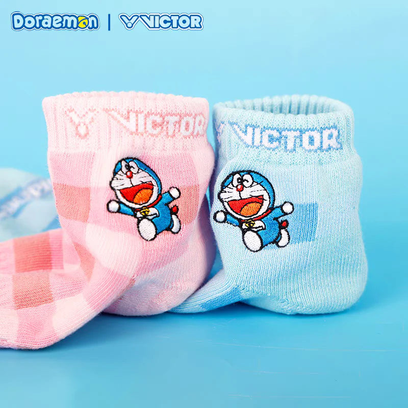 Victor x Doraemon SK514DRM M Light Blue Socks