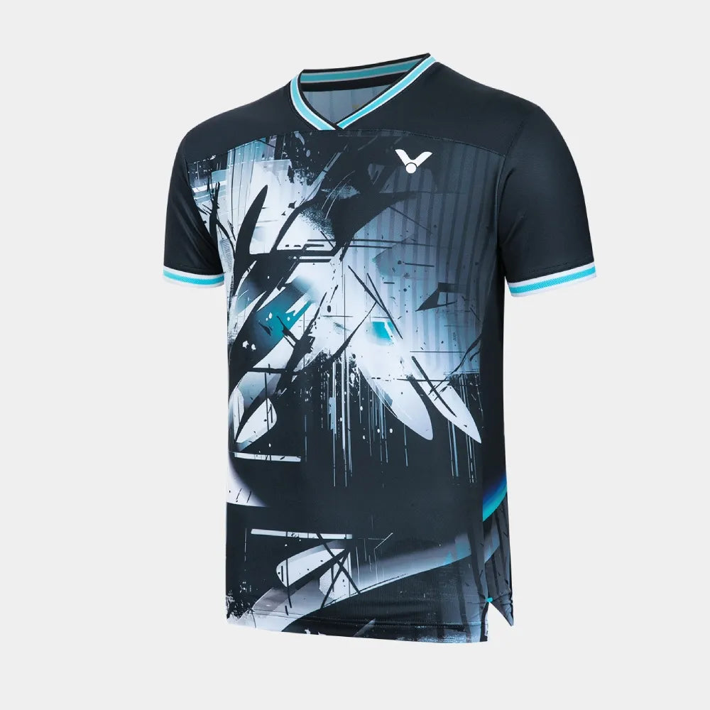 Victor T-60006 C Jonatan Christie's Exclusive Tournament Unisex Black T-shirt