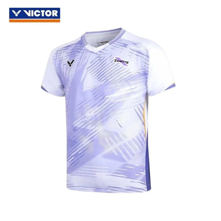Victor T-601ZSW A White Unisex T-Shirt