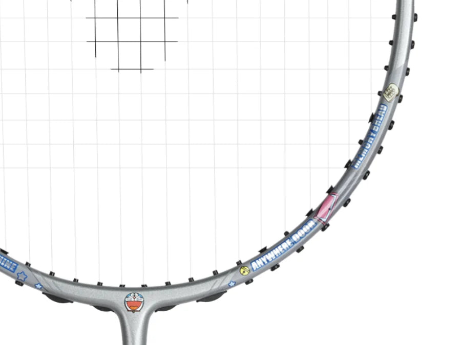 Victor X Doraemon Badminton Racquet TK-DRM Charcoal Gray 4U/G6 (UNSTRUNG)