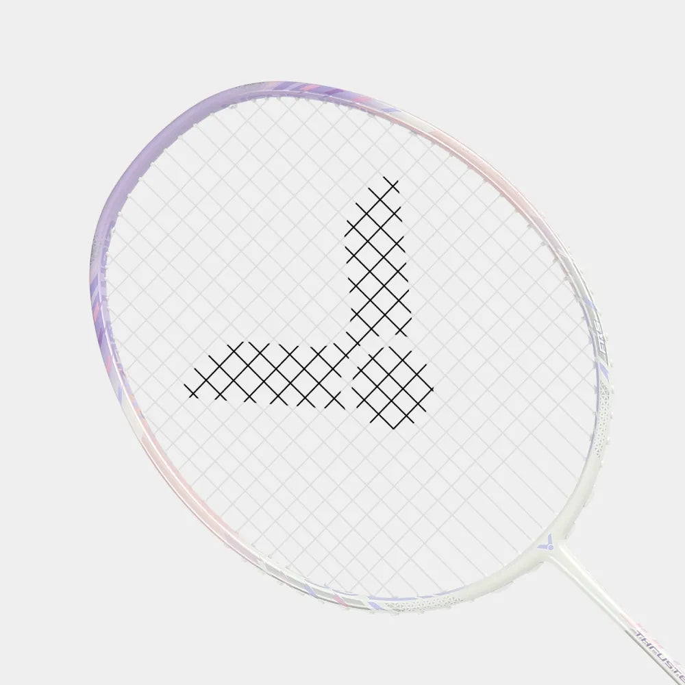 Victor Thruster K 66 AJ 66g+2/G6 66gram Lunar White Badminton Racquet (Frame)