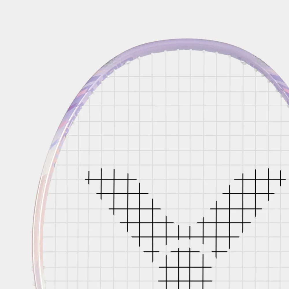 Victor Thruster K 66 AJ 66g+2/G6 66gram Lunar White Badminton Racquet (Frame)