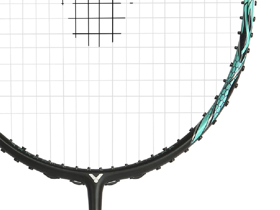 Victor AuraSpeed 90K Metallic 3U/G5 88gram Pale Turquoise Badminton Racquet  (Frame)