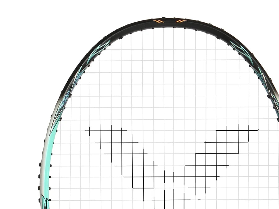 Victor AuraSpeed 90K Metallic 3U/G5 88gram Pale Turquoise Badminton Racquet  (Frame)