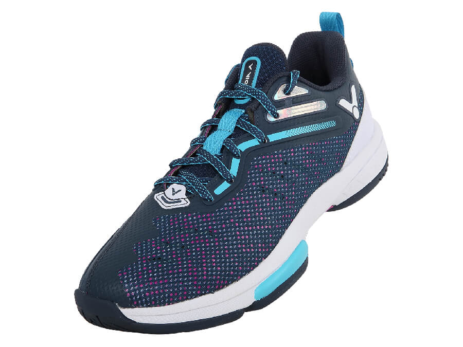 Victor P9600 BLUE WING TEAL/PURPLE Badminton Shoes