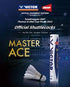 Victor Master ACE BWF Tournament shuttlecocks