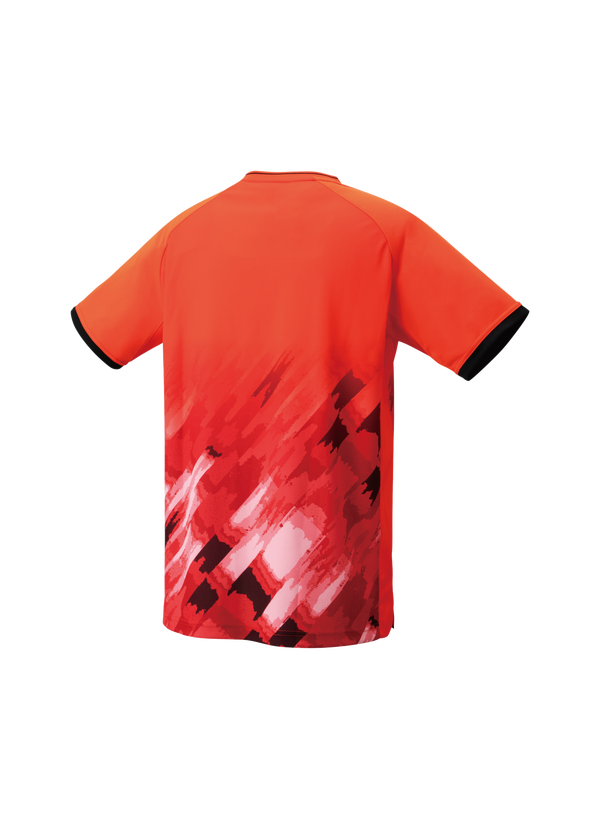 Yonex 10581EX Flash Orange Tournament Men’s Crew Neck Shirt