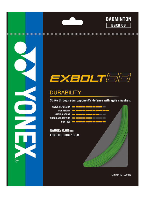 Yonex Exbolt 68 Badminton Racquet String 10m/pack