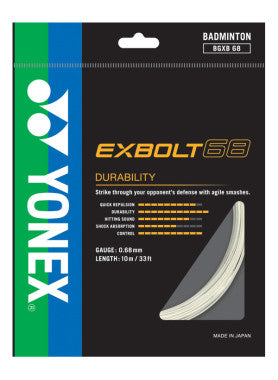 Yonex Exbolt 68 Badminton Racquet String 10m/pack