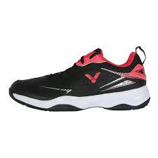 Victor A230 BLACK ONYX/AZALEA RED Badminton Shoes