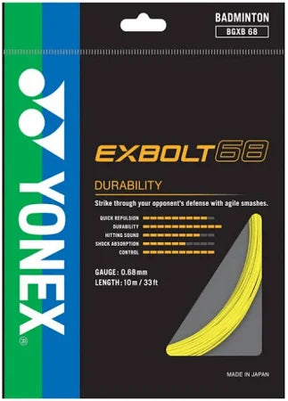 Yonex Exbolt 68 Badminton Racquet String 10m/pack