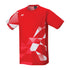 Yonex 16744JEX Tango Red Junior Badminton T-Shirt