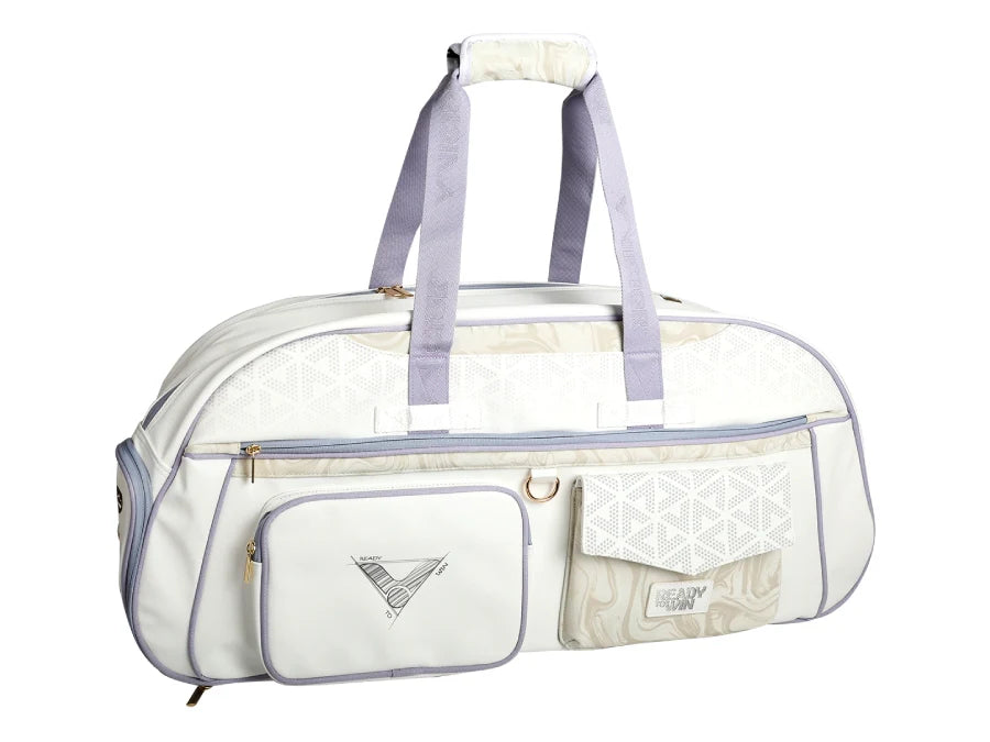 Victor BR5643 AT White/Purple Rectangular Badminton Racket Bag