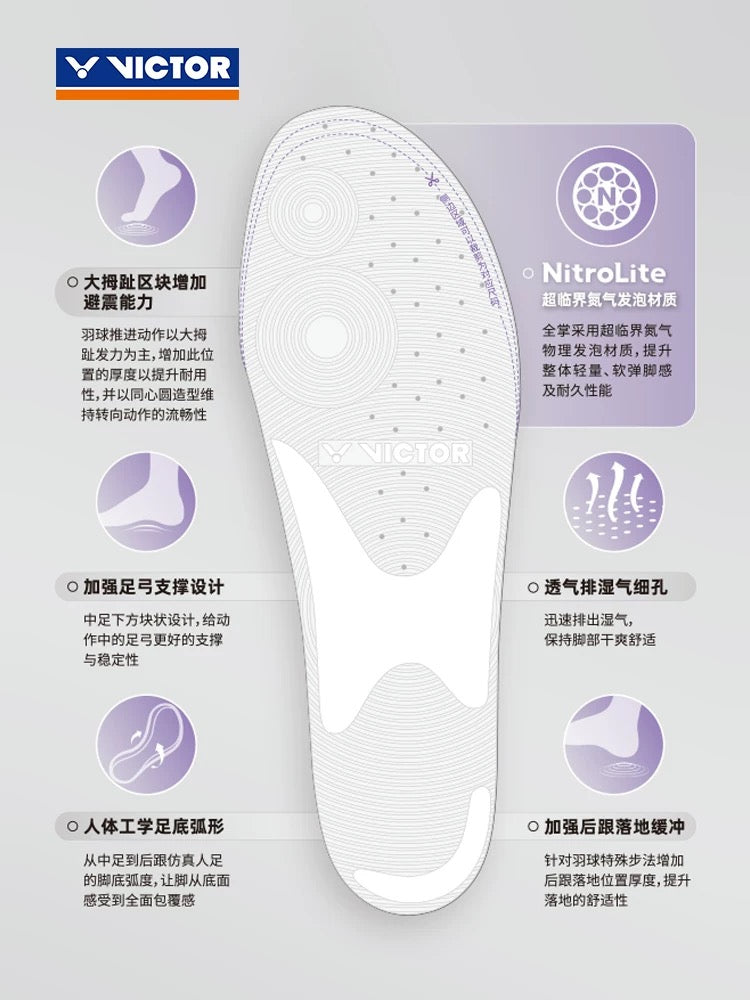 Victor VT-XD Nitrolite Insole