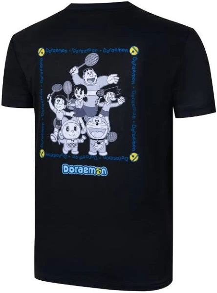 Victor x Doraemon T-504DRM C Black Sports Shirt