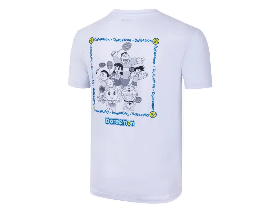 Victor x Doraemon T-504DRM A White Sports Shirt